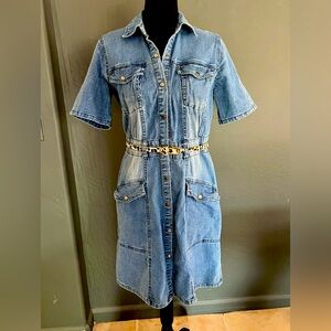 Hope and Harlow Stretch Denim Dress